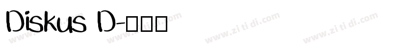 Diskus D字体转换